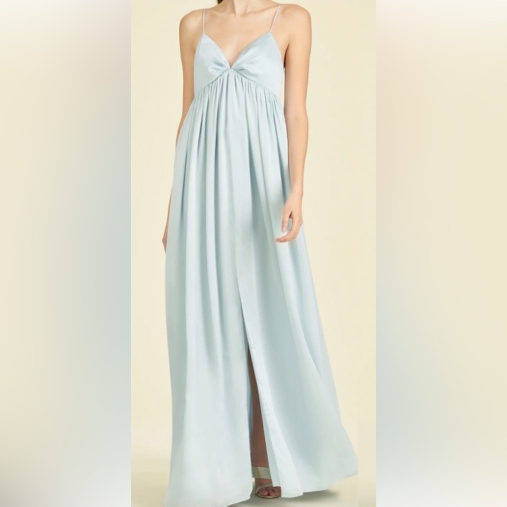 Sachin + Babi Sky Blue Pleated Dress
